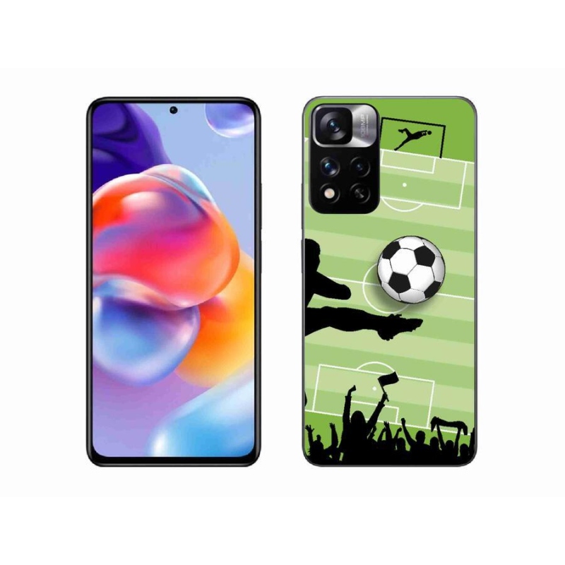 Gél borítás mmCase a Xiaomi Redmi Note 11 Pro+ 5G - futball 3