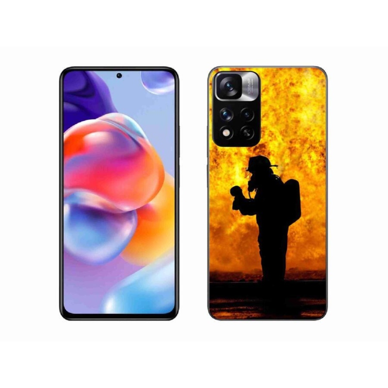 Gél borítás mmCase a Xiaomi Redmi Note 11 Pro+ 5G - tűzoltó számára