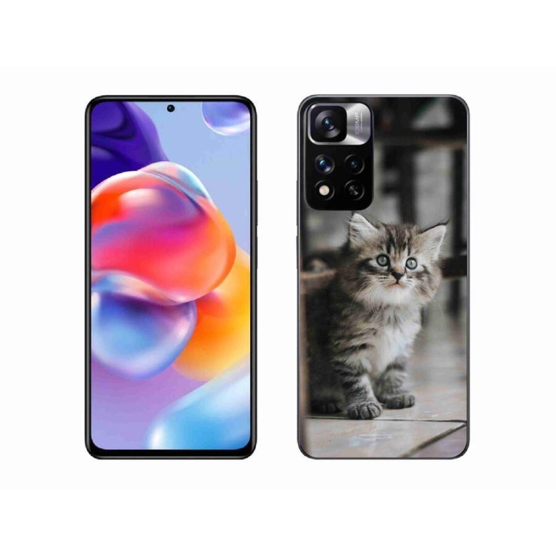 Gél borítás mmCase a Xiaomi Redmi Note 11 Pro+ 5G számára - cica