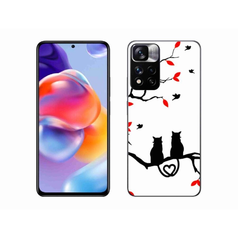 Gél borítás mmCase a Xiaomi Redmi Note 11 Pro+ 5G számára - macska szeretet