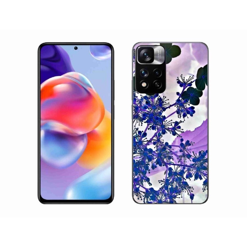 Gél borítás mmCase a Xiaomi Redmi Note 11 Pro+ 5G számára - hortenzia virág