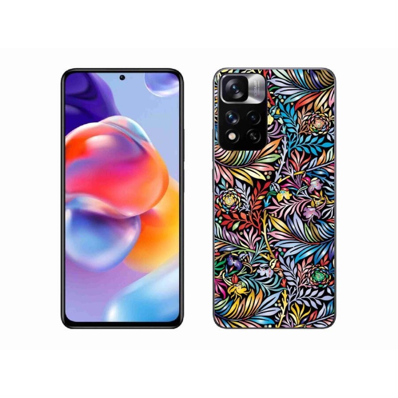 Gél borító mmCase a Xiaomi Redmi Note 11 Pro+ 5G - virágok 5