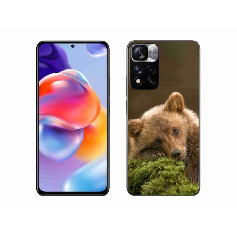 Gél borítás mmCase a Xiaomi Redmi Note 11 Pro+ 5G - medve számára