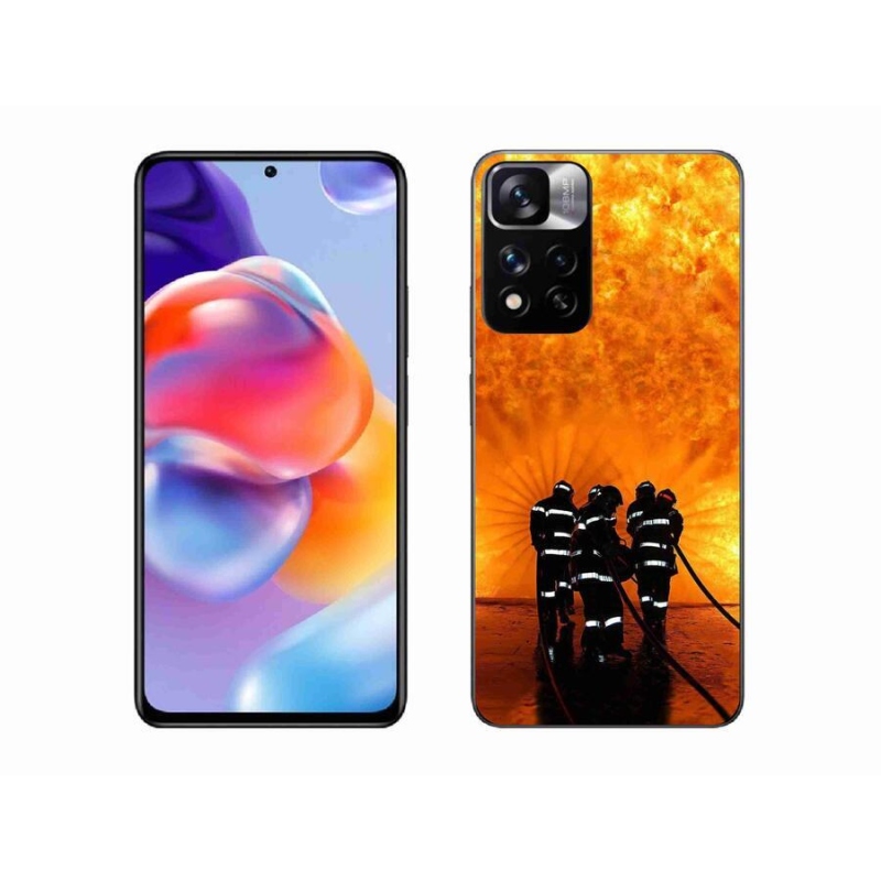 Gél borítás mmCase a Xiaomi Redmi Note 11 Pro+ 5G - tűz