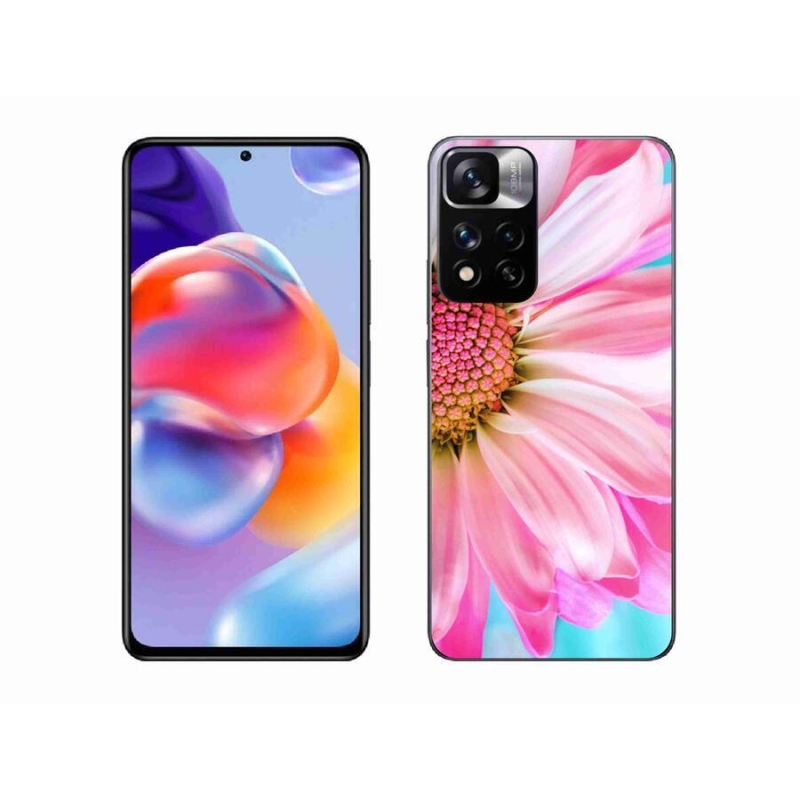 Gél borítás mmCase a Xiaomi Redmi Note 11 Pro+ 5G számára - rózsaszín virág