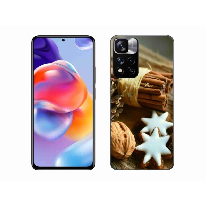 Gél borítás mmCase a Xiaomi Redmi Note 11 Pro+ 5G - fahéj és mézeskalács számára