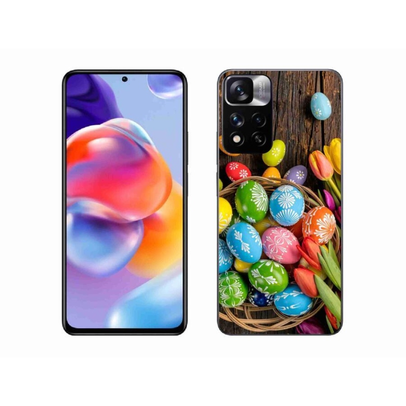 Gél borítás mmCase a Xiaomi Redmi Note 11 Pro+ 5G számára - Húsvéti tojások