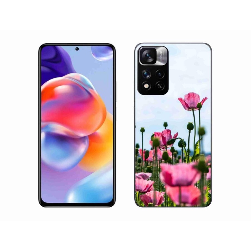 Gél borítás mmCase a Xiaomi Redmi Note 11 Pro+ 5G számára - mákos színű