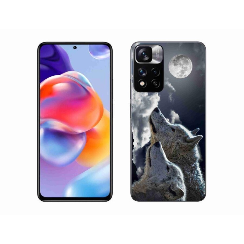 Gél borítás mmCase a Xiaomi Redmi Note 11 Pro+ 5G - farkasok számára