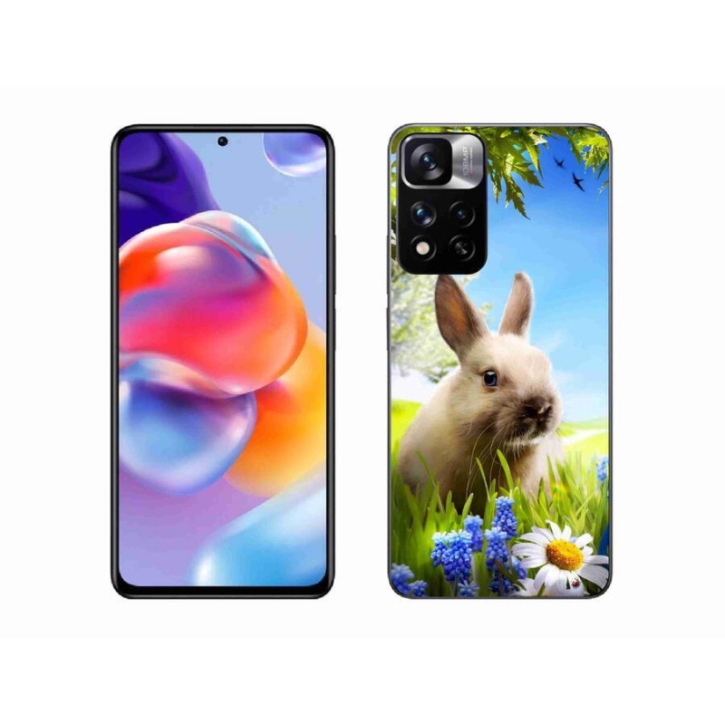 Gél borítás mmCase a Xiaomi Redmi Note 11 Pro+ 5G számára - nyuszi
