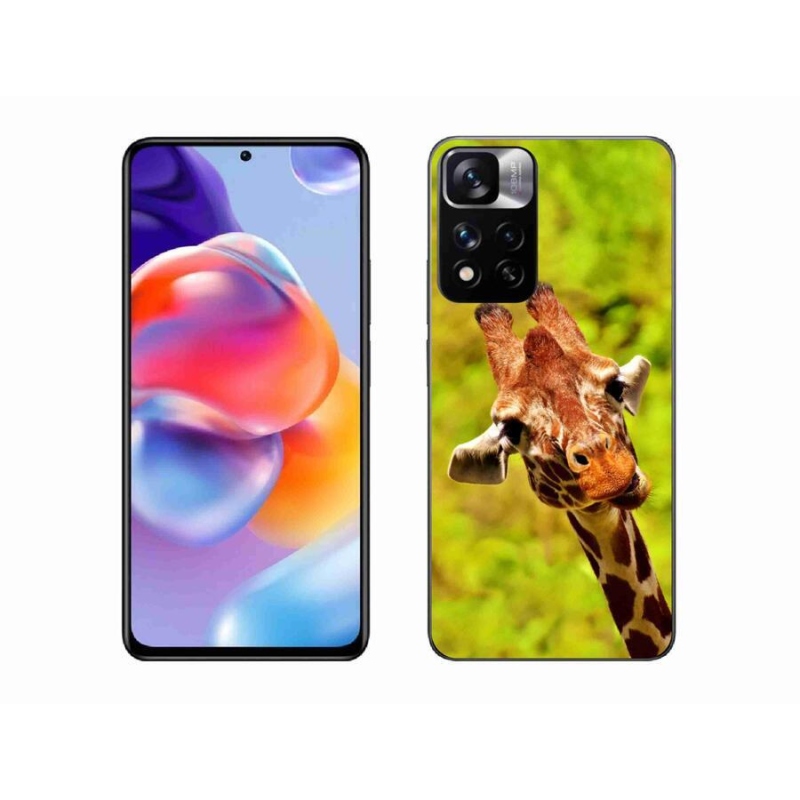Gél borító mmCase a Xiaomi Redmi Note 11 Pro+ 5G - zsiráfhoz