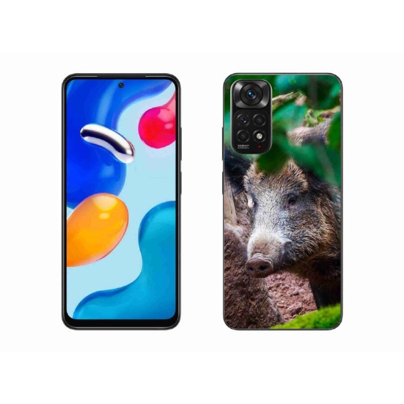 Gél borítás mmCase a Xiaomi Redmi Note 11S 4G-hez - vaddisznó