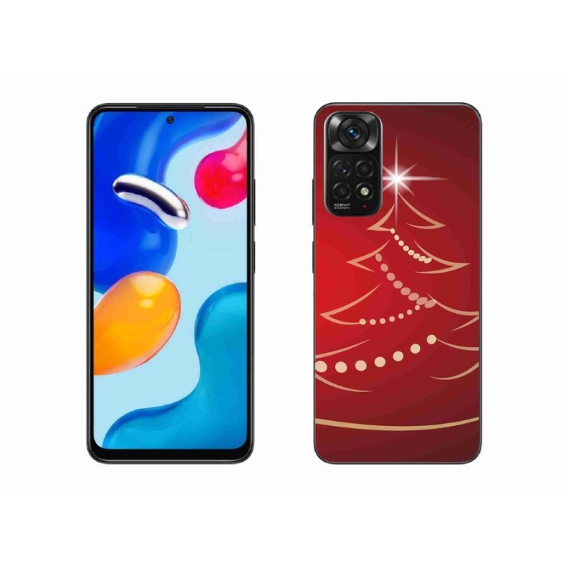 Gél borító mmCase a Xiaomi Redmi Note 11S 4G-hez - karácsonyfa karikatúra