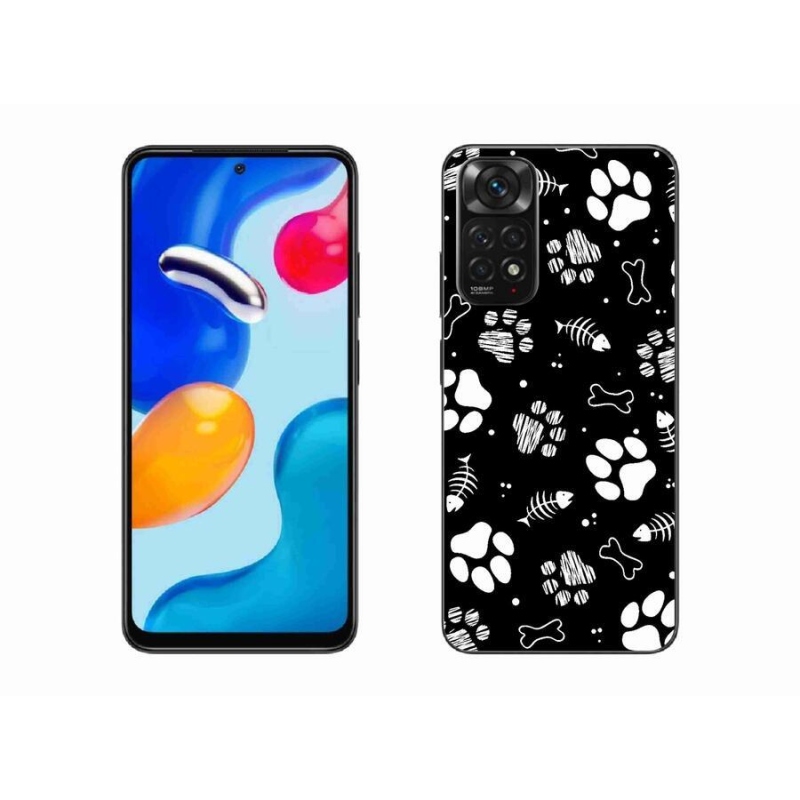 Gél borítás mmCase a Xiaomi Redmi Note 11S 4G-hez - kutyamancsok