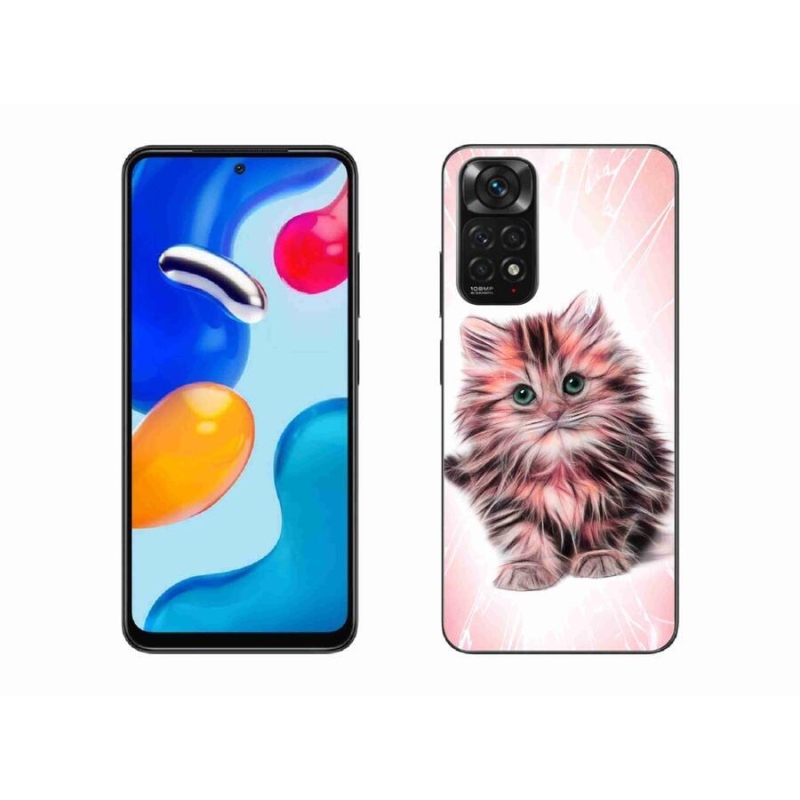 Gél borítás mmCase a Xiaomi Redmi Note 11S 4G-hez - aranyos cica
