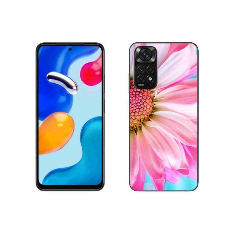 Gél borítás mmCase a Xiaomi Redmi Note 11S 4G-hez - rózsaszín virág