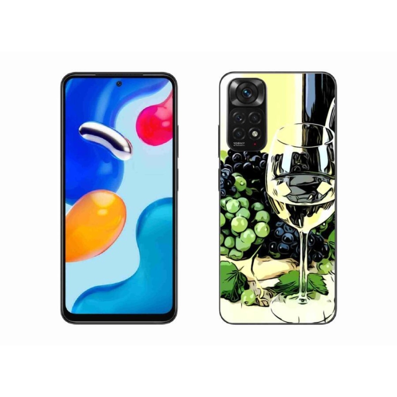 Gél borítás mmCase a Xiaomi Redmi Note 11S 4G-hez - pohár bor