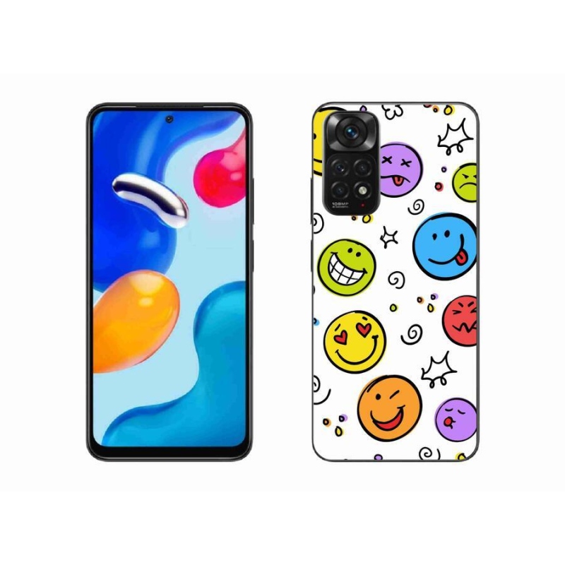 Gél borító mmCase a Xiaomi Redmi Note 11S 4G-hez - smiley-k