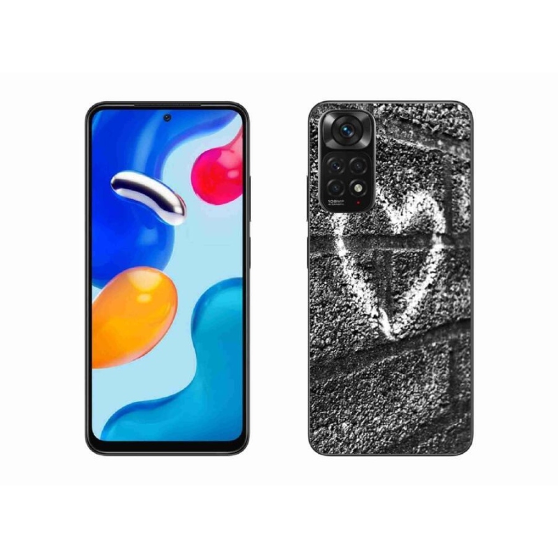 Gél borítás mmCase a Xiaomi Redmi Note 11S 4G-hez - szív a falon