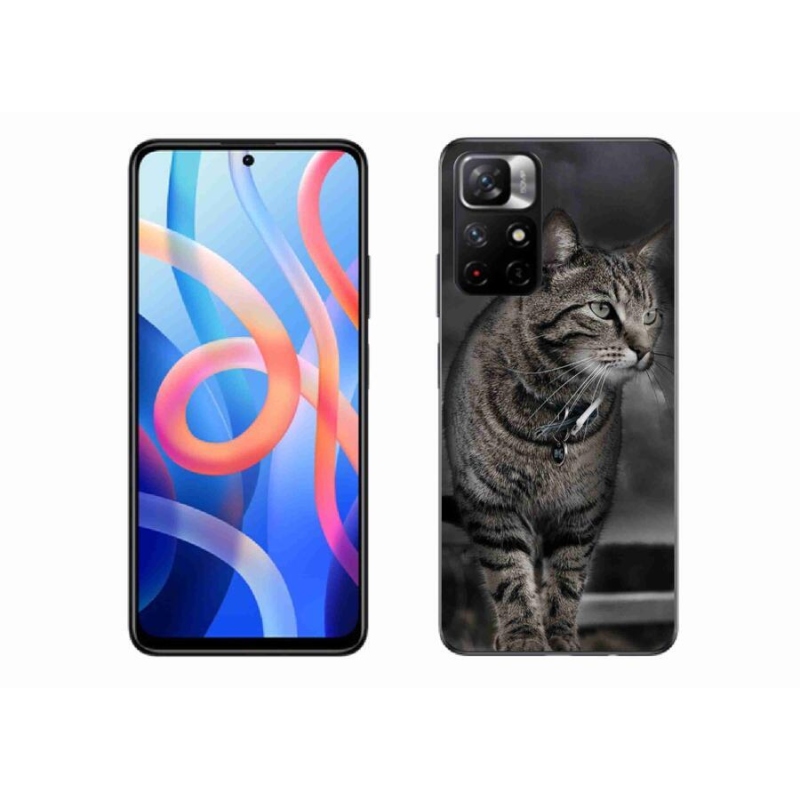 Gél borítás mmCase a Xiaomi Redmi Note 11S 5G-hez - macska