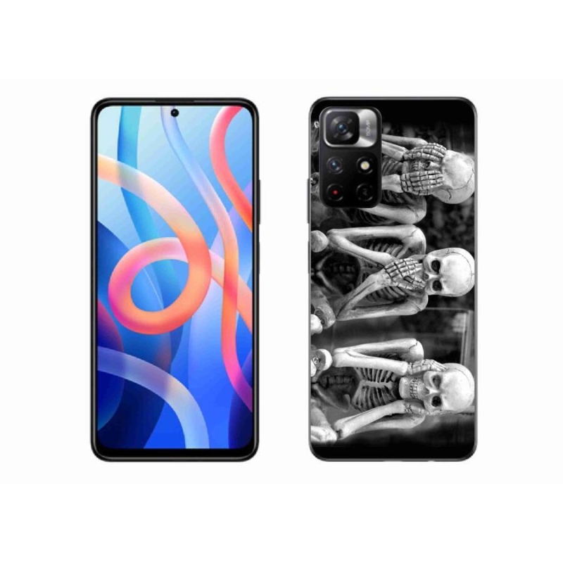 Gél borító mmCase a Xiaomi Redmi Note 11S 5G - csontvázakhoz