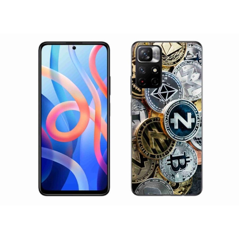 Gél borító mmCase a Xiaomi Redmi Note 11S 5G számára - kriptovaluták