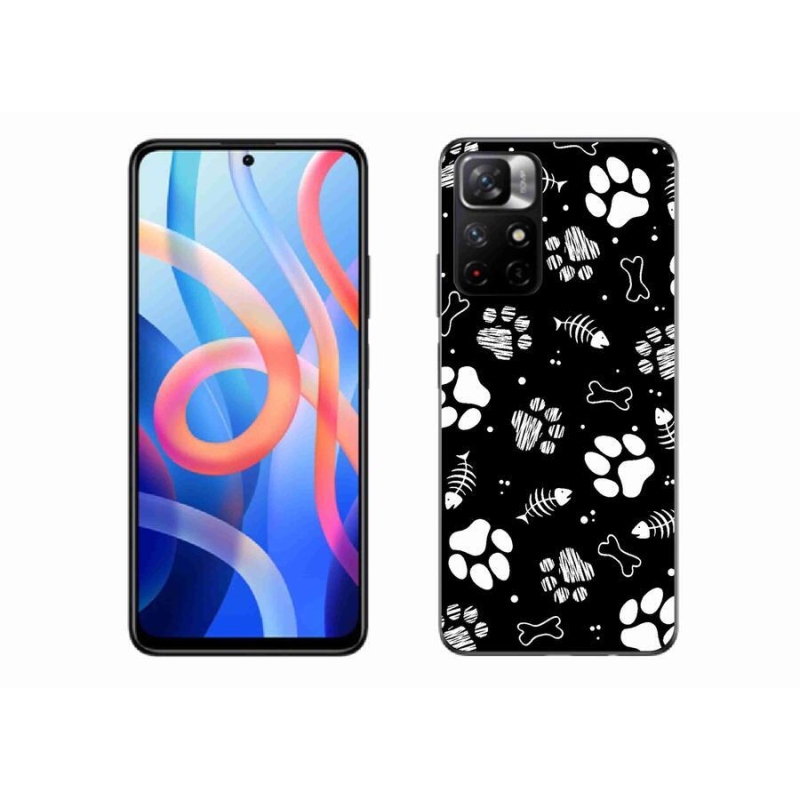 Gél borítás mmCase a Xiaomi Redmi Note 11S 5G-hez - kutyamancsok