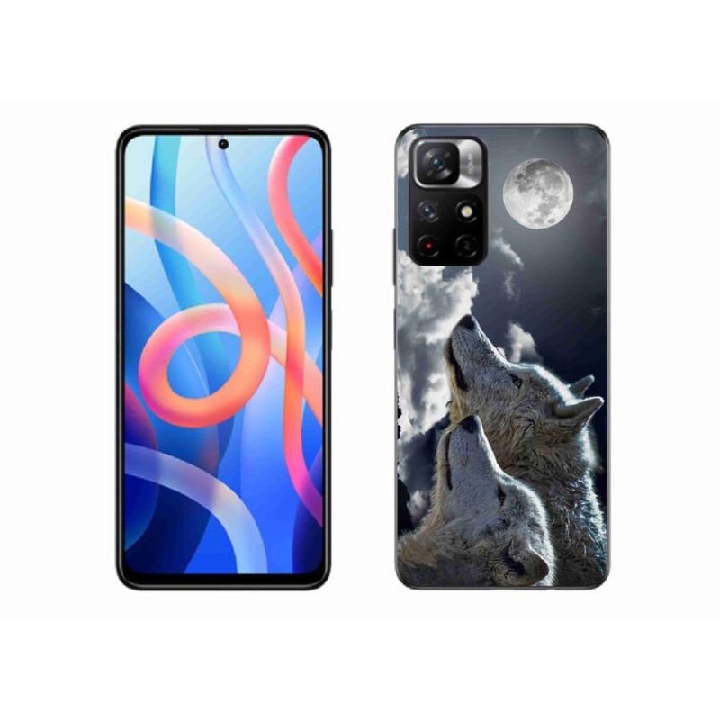 Gél borítás mmCase a Xiaomi Redmi Note 11S 5G - farkasok számára