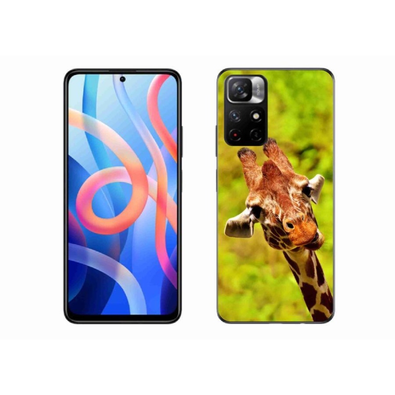 Gél borítás mmCase a Xiaomi Redmi Note 11S 5G-hez - zsiráf