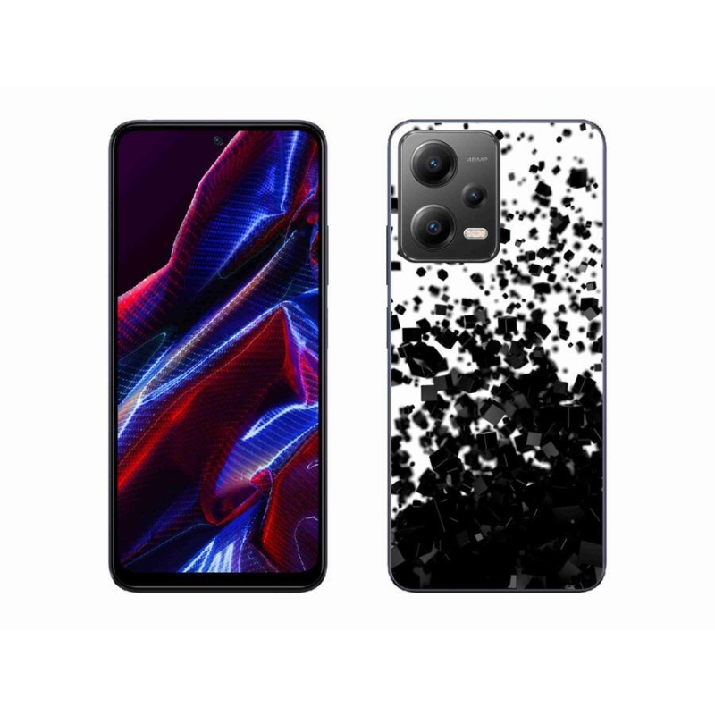Gél borítás mmCase a Xiaomi Redmi Note 12 5G számára - absztrakt minta 1