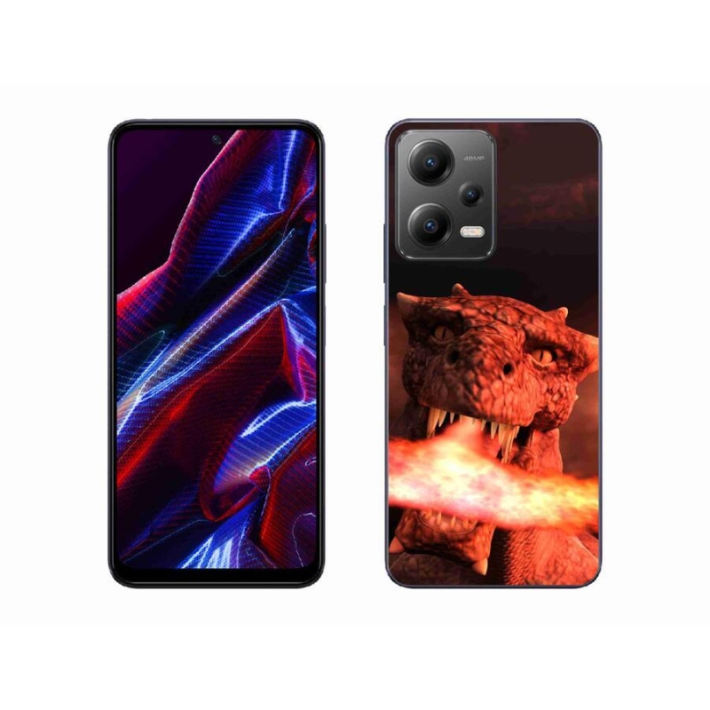 Gél borítás mmCase a Xiaomi Redmi Note 12 5G-hez - sárkány