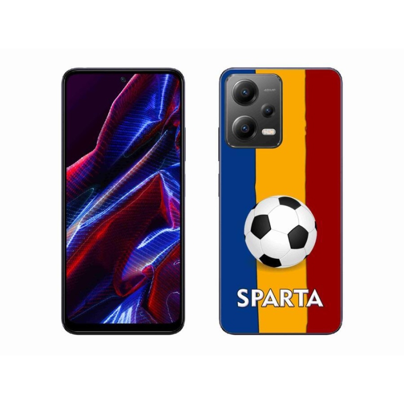 Gél borítás mmCase a Xiaomi Redmi Note 12 5G - futball 1