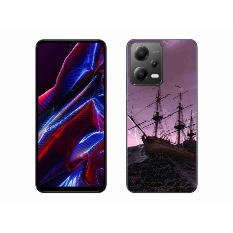 Gél borítás mmCase a Xiaomi Redmi Note 12 5G-hez - hajó a viharban