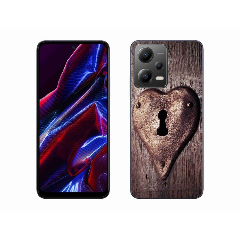 Gél borítás mmCase a Xiaomi Redmi Note 12 5G-hez - szív alakú zár