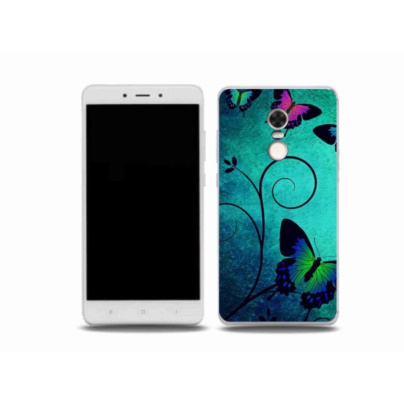 Gél borítás mmCase a Xiaomi Redmi Note 4X-hez - színes pillangók