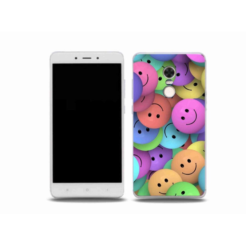 Gél borító mmCase a Xiaomi Redmi Note 4X-hez - színes smiley-k