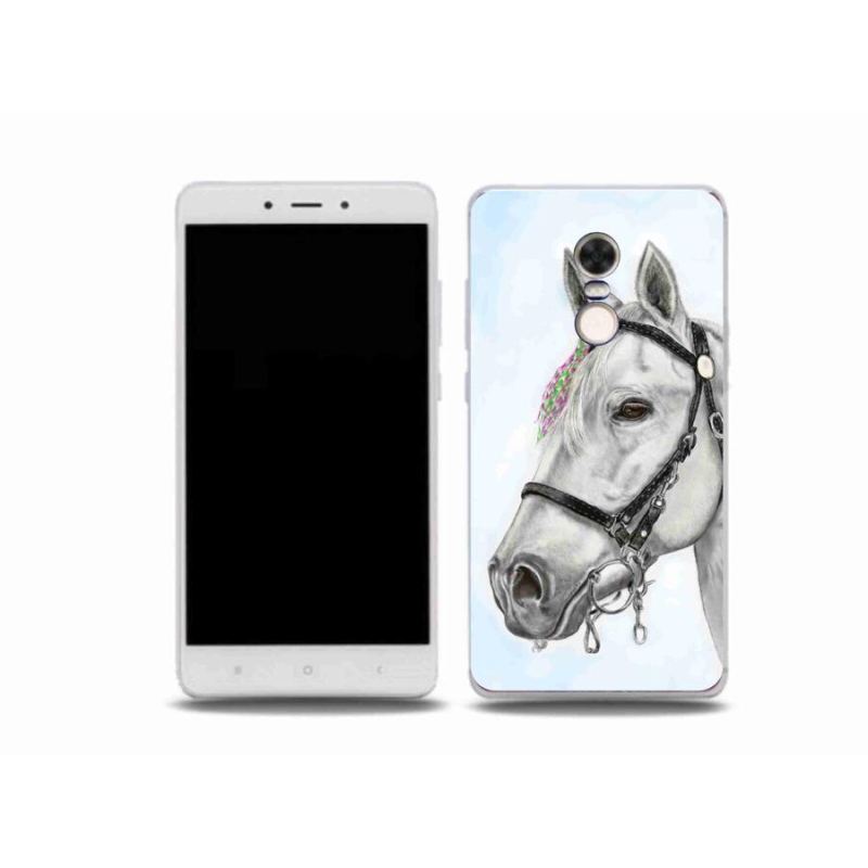 Gél borítás mmCase a Xiaomi Redmi Note 4X-hez - fehér ló 1