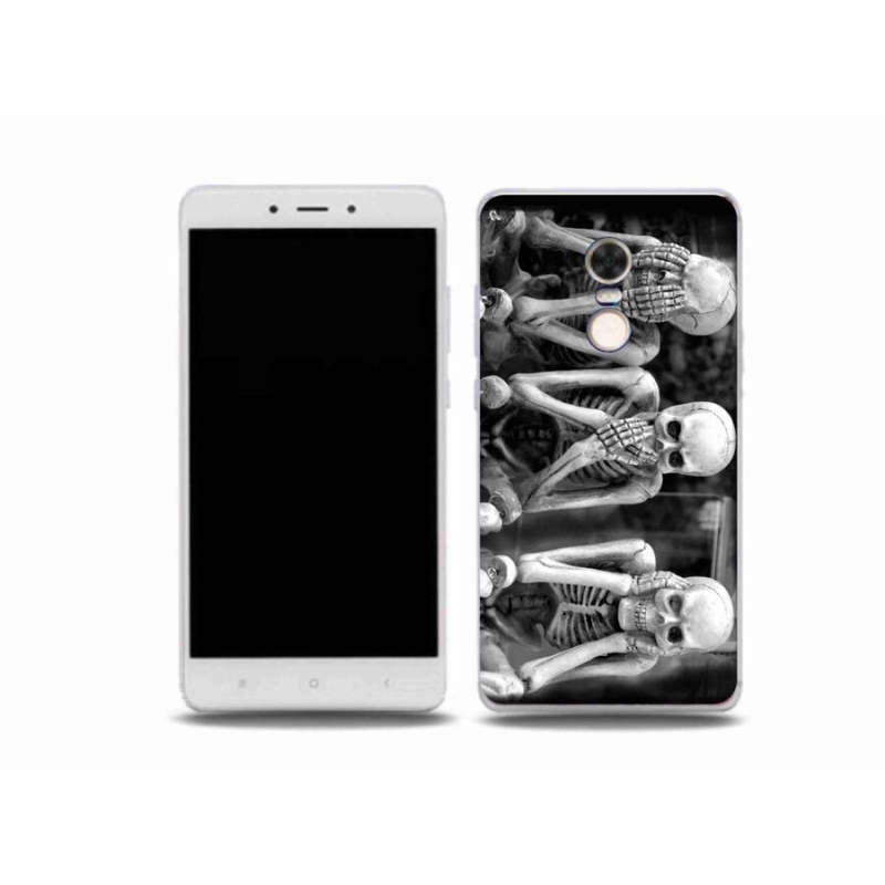 Gél borító mmCase a Xiaomi Redmi Note 4X-hez - csontvázak