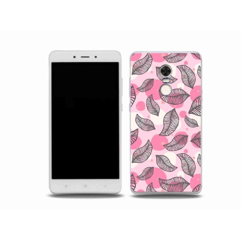 Gél borító mmCase a Xiaomi Redmi Note 4X-hez - rajzfilmes hulló levelek