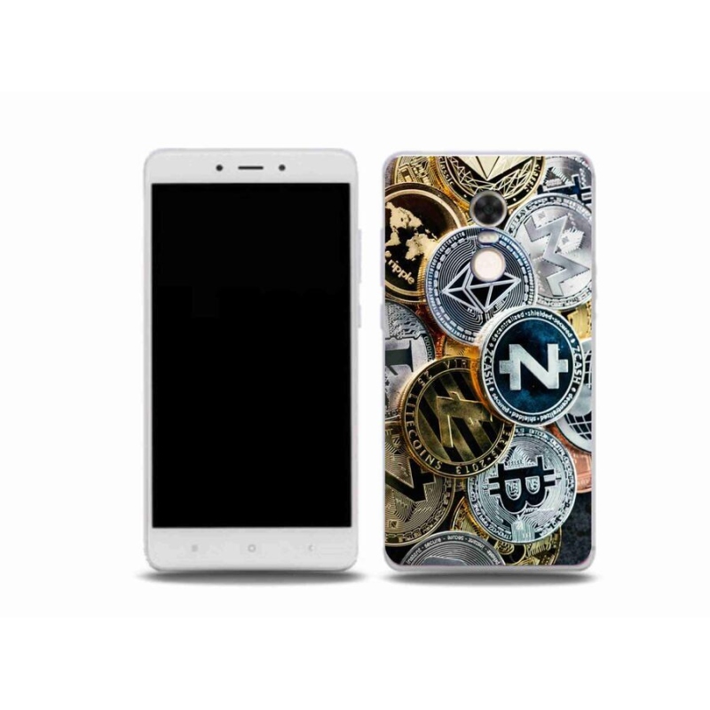 Gél borító mmCase a Xiaomi Redmi Note 4X számára - kriptovaluták