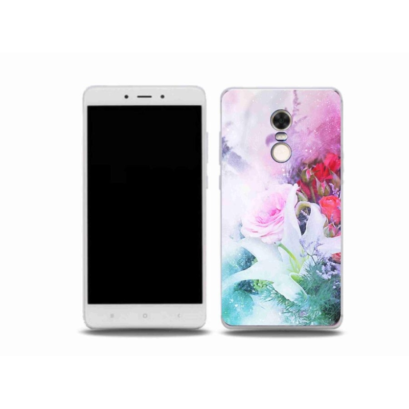 Gél borító mmCase a Xiaomi Redmi Note 4X-hez - virágok 4