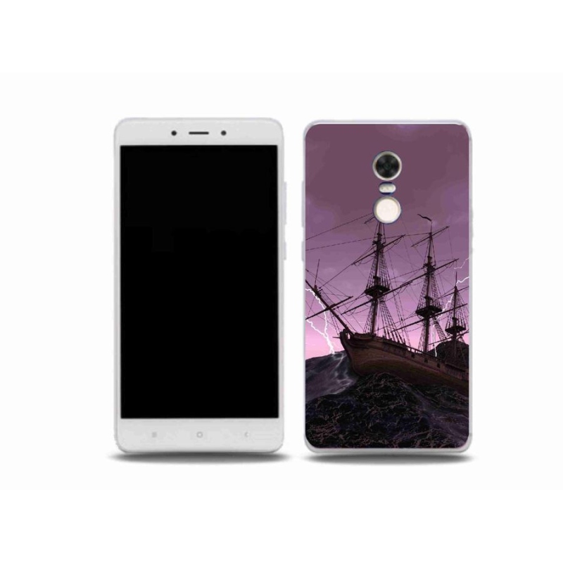 Gél borító mmCase a Xiaomi Redmi Note 4X-hez - hajó a viharban