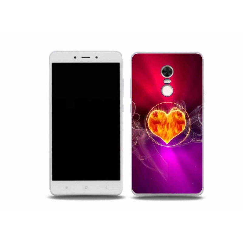 Gél borítás mmCase a Xiaomi Redmi Note 4X-hez - tüzes szív