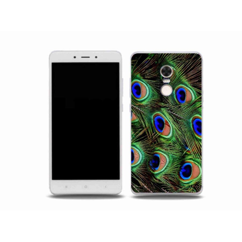 Gél borítás mmCase a Xiaomi Redmi Note 4X-hez - pávatoll