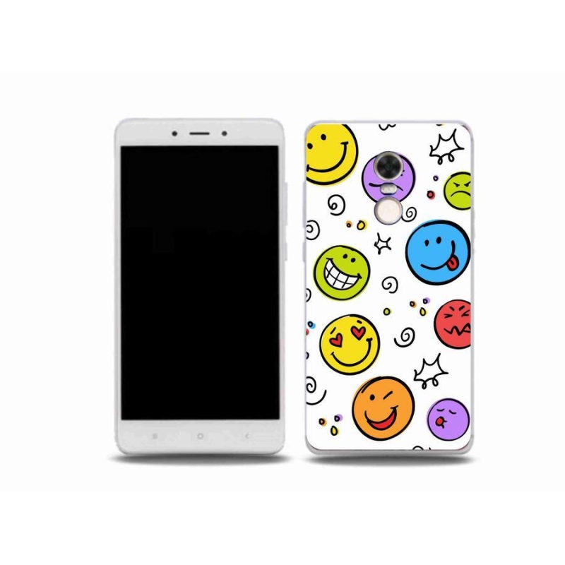 Gél borító mmCase a Xiaomi Redmi Note 4X-hez - smiley-k