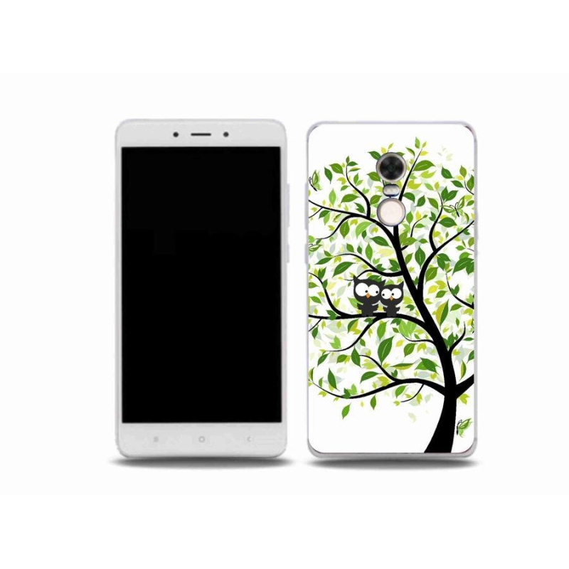 Gél borító mmCase a Xiaomi Redmi Note 4X-hez - baglyok a fán