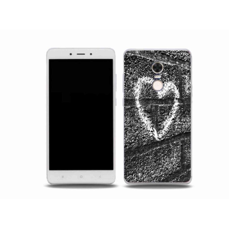Gél borító mmCase a Xiaomi Redmi Note 4X-hez - szív a falon