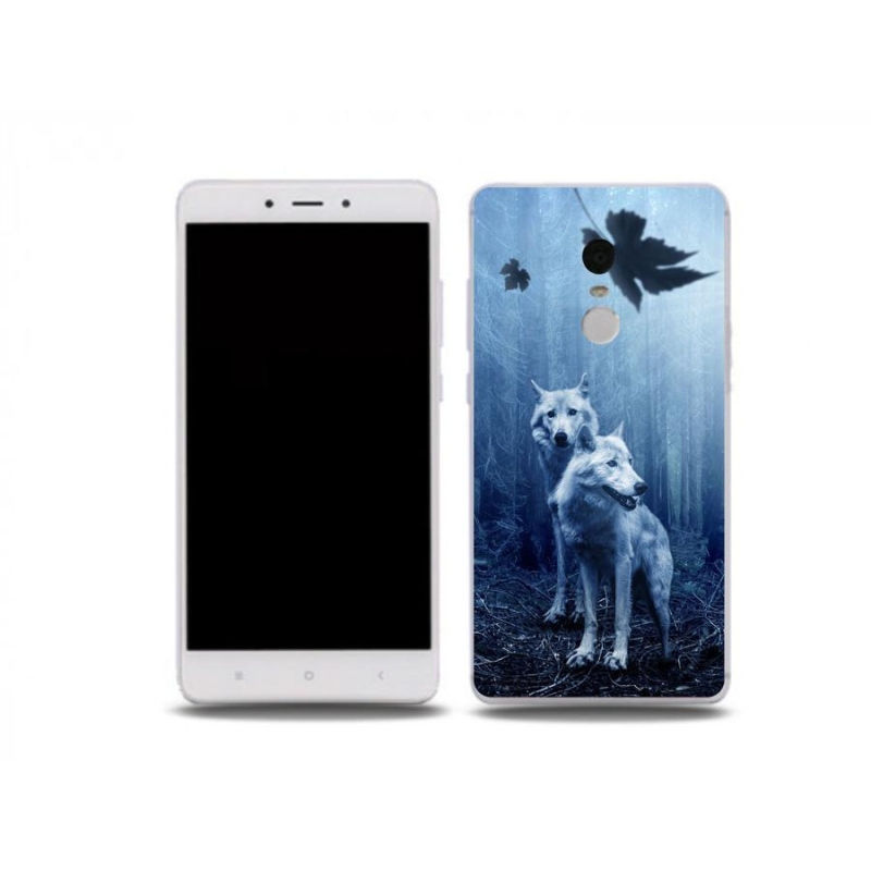 Gél borító mmCase a Xiaomi Redmi Note 4X-hez - farkasok az erdőben