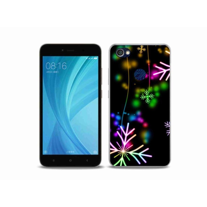 Zselés borítás mmCase a Xiaomi Redmi Note 5A Prime készülékhez - színes pelyhekkel