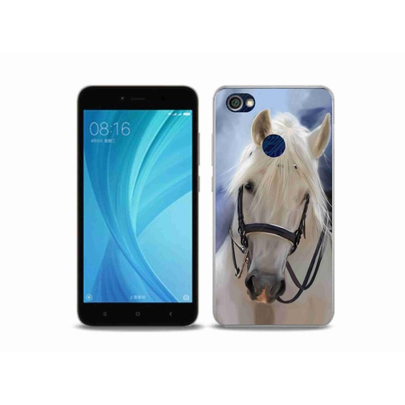 Gél borítás mmCase a Xiaomi Redmi Note 5A Prime készülékhez - fehér ló